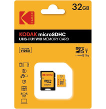 Kodak 32GB Micro SD Hafıza Kartı (Adaptörlü)