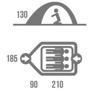 Husky Beast 3 Kişilik Çadır